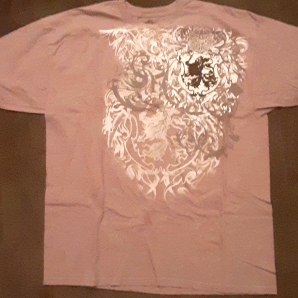 Graphic T-Shirt in Gray with White Design